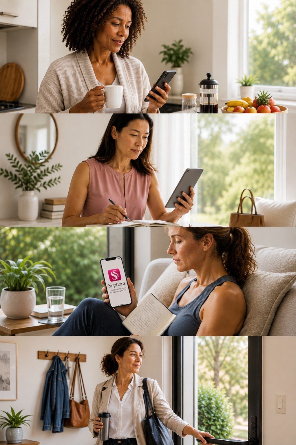 Why Sophora? 5 Image 05: woman managing work and daily responsibilities